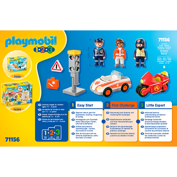 Playmobil 1.2.3 71156 Heróis do dia a dia - Imagem 3