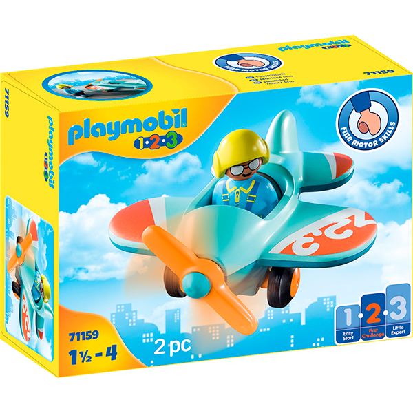 Playmobil 1.2.3 71159 Avión - Imagen 1