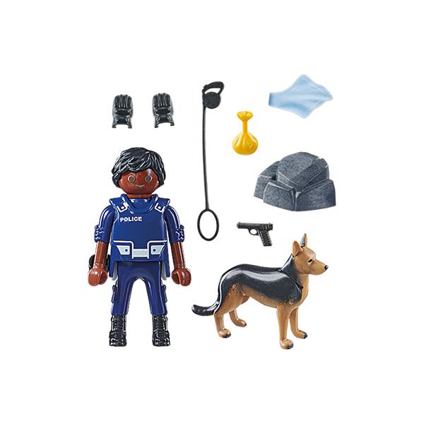 Playmobil 71162 Special Plus Policía con Perro - Imatge 3
