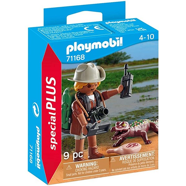 Playmobil 71168 Investigador con Caimán - Imagen 1