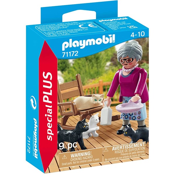 Playmobil 71172 Abuela con gatos