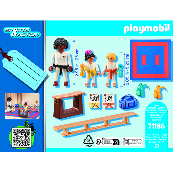 Playmobil 71186 Sports & Action Entrenamiento de Kárate - Imatge 2