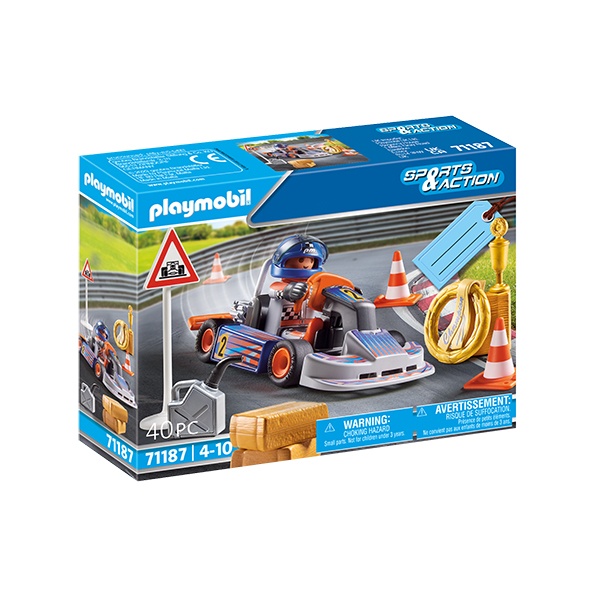 Playmobil 71187 Sports & Action Kart de Carreras