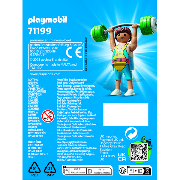 Playmobil 71199 Playmofriends Levantador de Pesas - Imagen 2