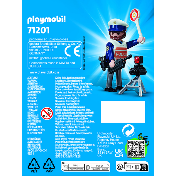 Playmobil 71201 Playmofriends Policía de tráfico - Imatge 2
