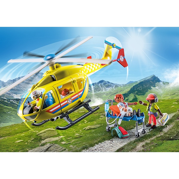 Playmobil 71203 City Life Helicóptero de Rescate - Imatge 1