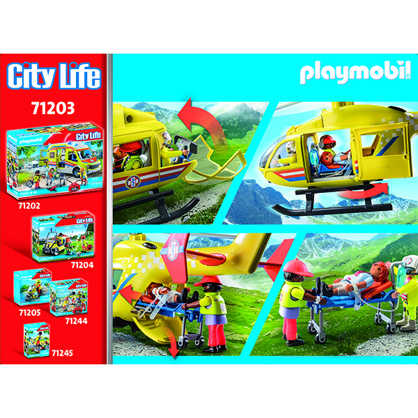 Playmobil 71203 City Life Helicóptero de Rescate - Imagen 2