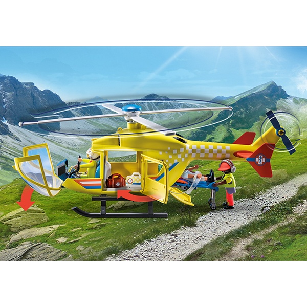 Playmobil 71203 City Life Helicóptero de Rescate - Imatge 4