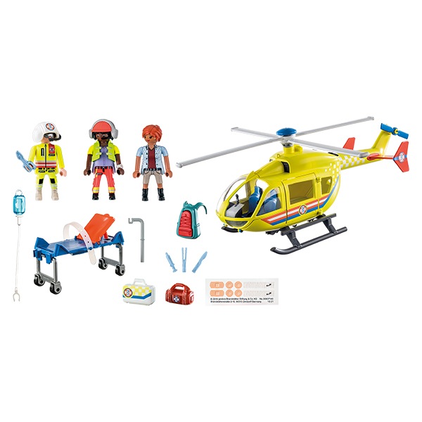 Playmobil 71203 City Life Helicóptero de Resgate - Imagem 5