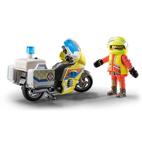 Playmobil 71205 City Life Moto de Emergencias con luz intermitente - Imagen 3