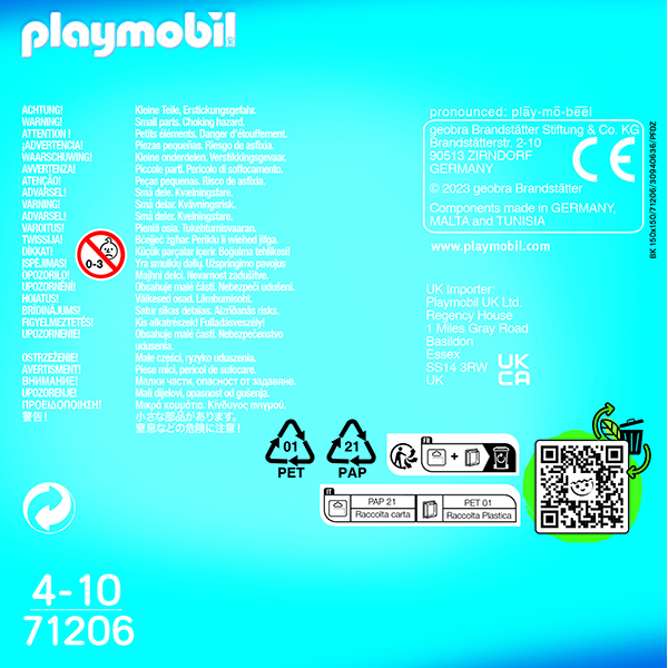 Playmobil 71206 Duo Pack Duo Pack Aventurero con T-Rex - Imatge 2