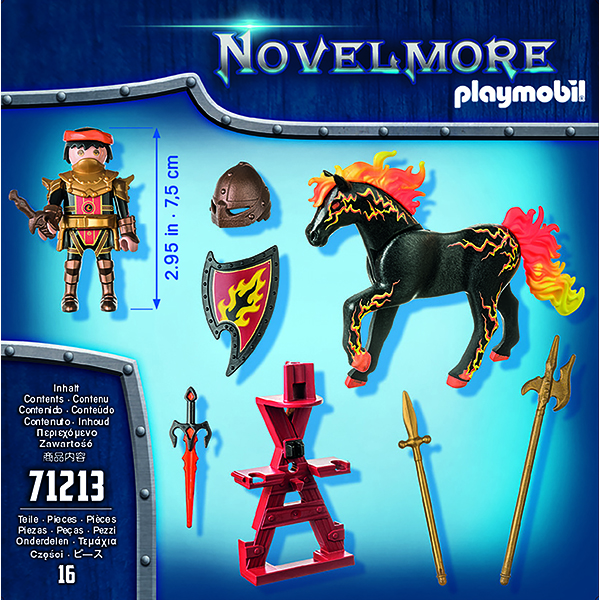 Playmobil 71213 Novelmore Burnham Raiders - Caballero de Fuego - Imagen 2