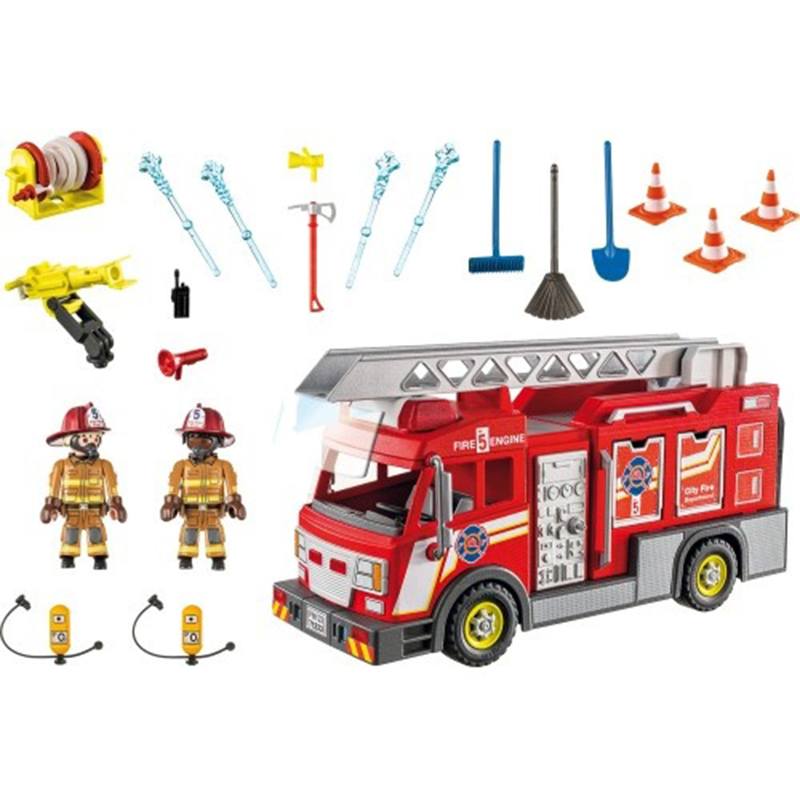 Playmobil City Action 71233 - Camión de Bomberos con escalera - Imagen 1