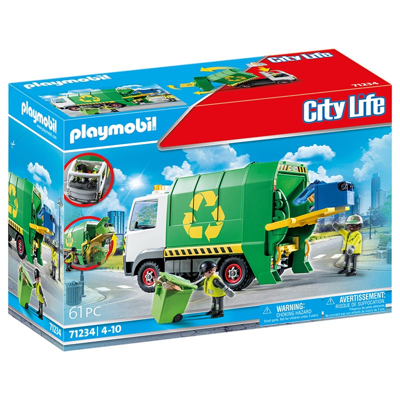 Playmobil City Life 71234 - Camião de reciclagem