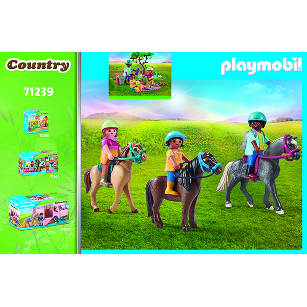 Playmobil 71239 Country Excursión de Pícnic con caballos - Imatge 2