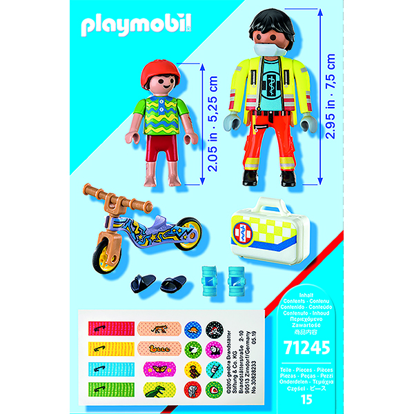Playmobil 71245 City Life Paramédico com paciente - Imagem 2