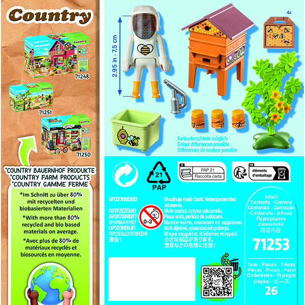 Playmobil 71253 Country Apicultora - Imagem 2