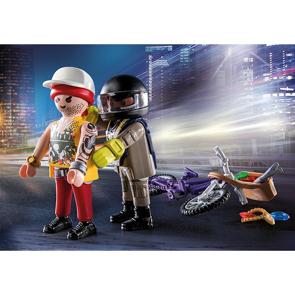 Playmobil 71255 City Action Starter Pack Fuerzas Especiales y Ladrón - Imagen 3