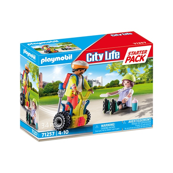 Playmobil 71257 City Life Starter Pack Rescate con Balance Racer - Imagen 1