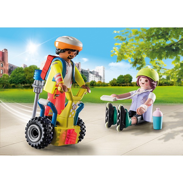 Playmobil 71257 City Life Starter Pack Rescate con Balance Racer - Imagen 1