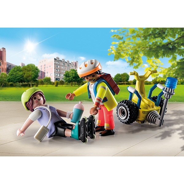 Playmobil 71257 City Life Starter Pack Rescate con Balance Racer - Imagen 3