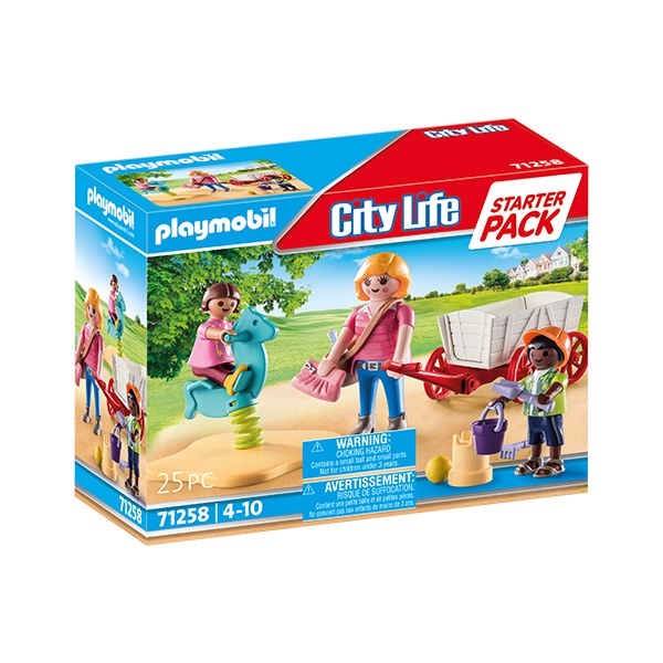 Playmobil 71258 City Life Starter Pack Educadora con Carrito - Imagen 1
