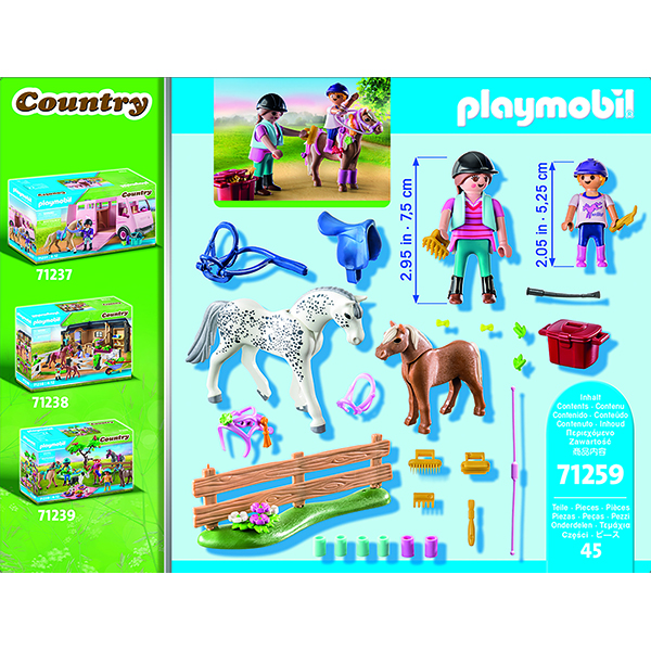 Playmobil 71259 Country Starter Pack Cuidado de Caballos - Imagen 2