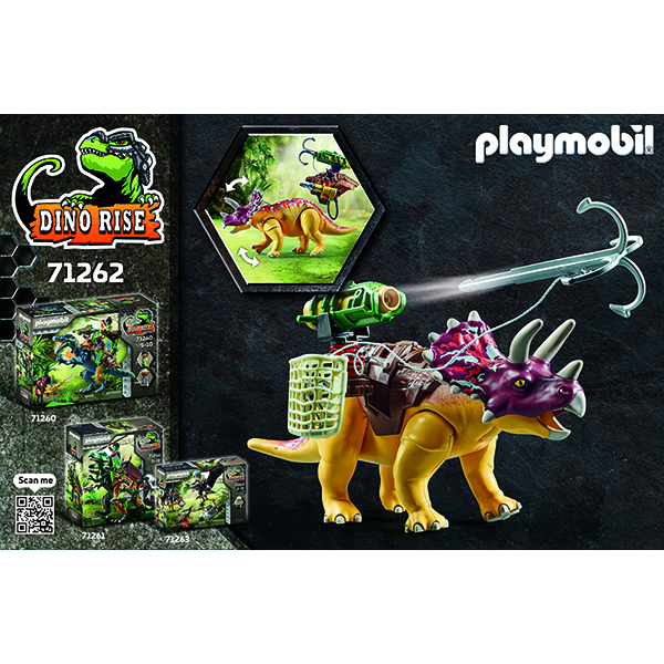 Playmobil 71262 Dino Rise Triceratops - Imatge 2
