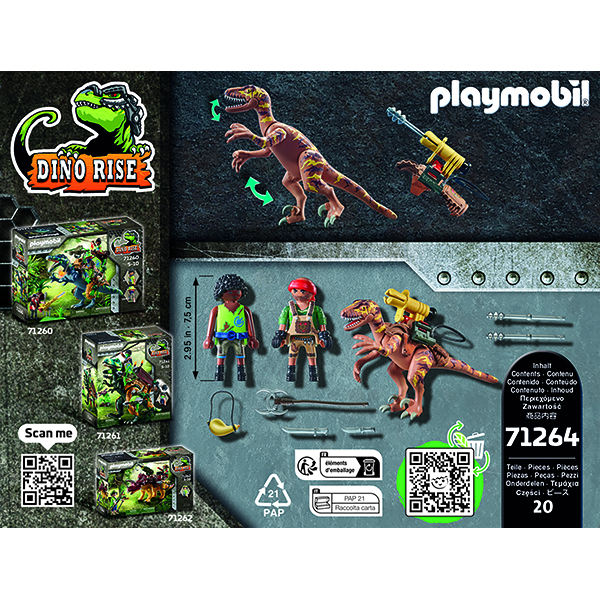 Playmobil 71264 Dino Rise Deinonychus - Imagem 2