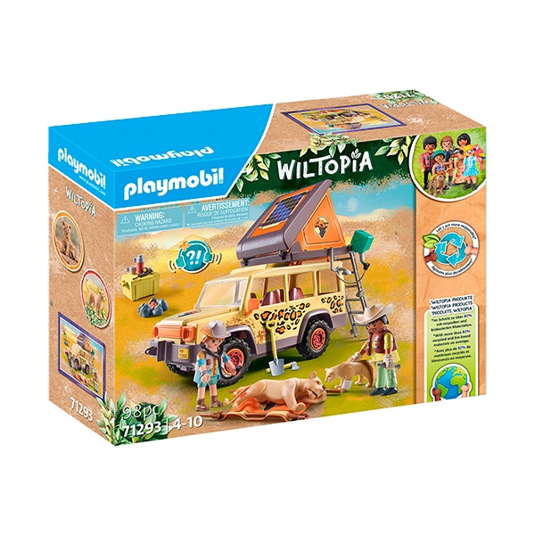 Wiltopia Vehicle amb Lleons Playmobil - Imatge 1