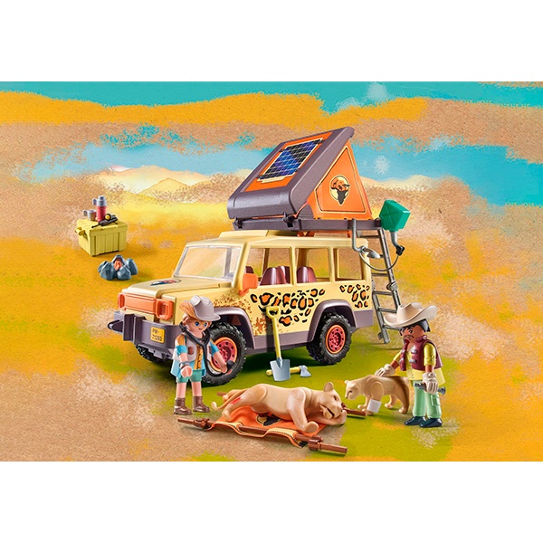 Playmobil Novelmore 71293 - Wiltopia - Vehículo todoterreno con Leones - Imagen 1