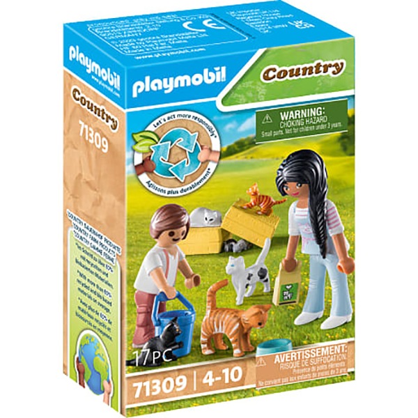 PLAYMOBIL 71191 Family Fun Zoo de Mascotas con Animales de Juguete,  Juguetes para niños a Partir de 4 años, Multicolor : : Juguetes y  juegos