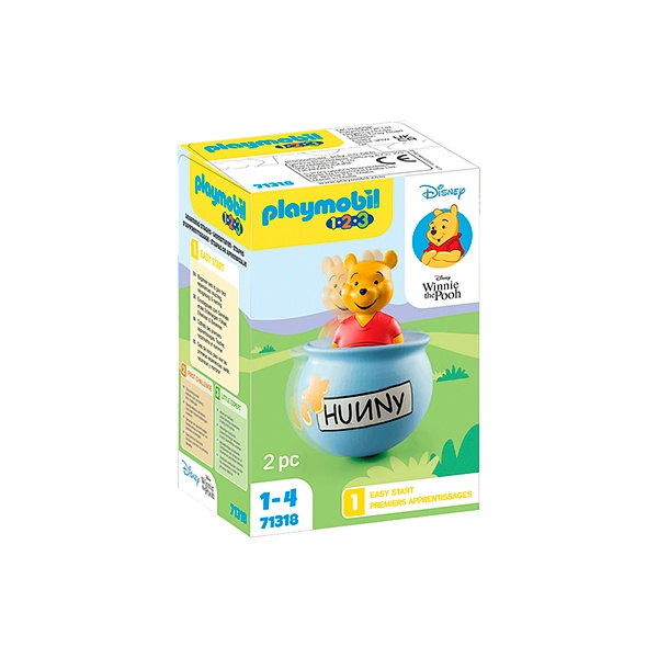 Playmobil 1.2.3 Disney: Winnie The Pooh Tarro de Miel - Imagen 1