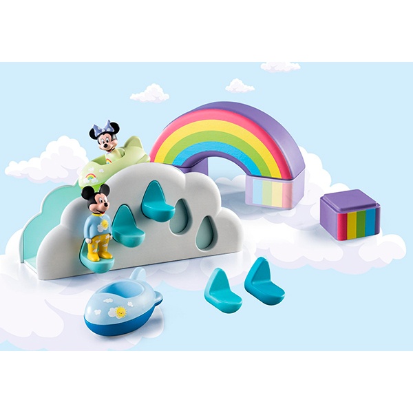 Playmobil 1.2.3 Disney: Mickey y Minnie Casa en las Nubes - Imatge 3