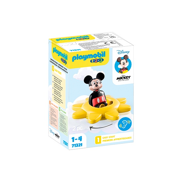 Playmobil 1.2.3 Disney: Mickey Girando Sol - Imagem 1