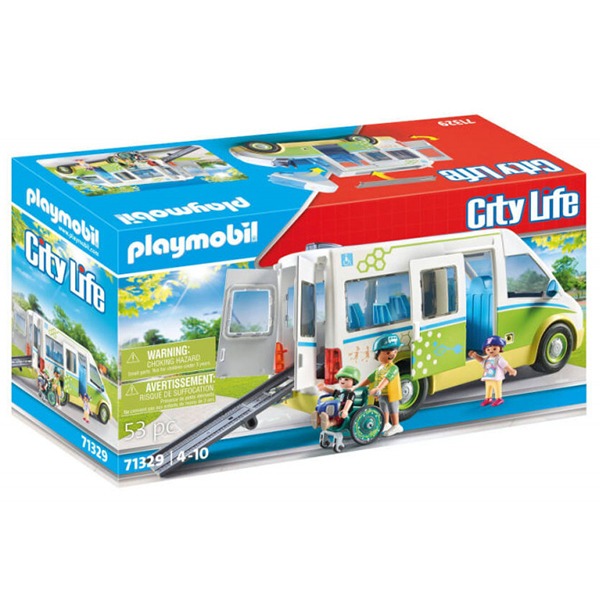 Playmobil 71329 City Life Autobús Escolar - Imagen 1