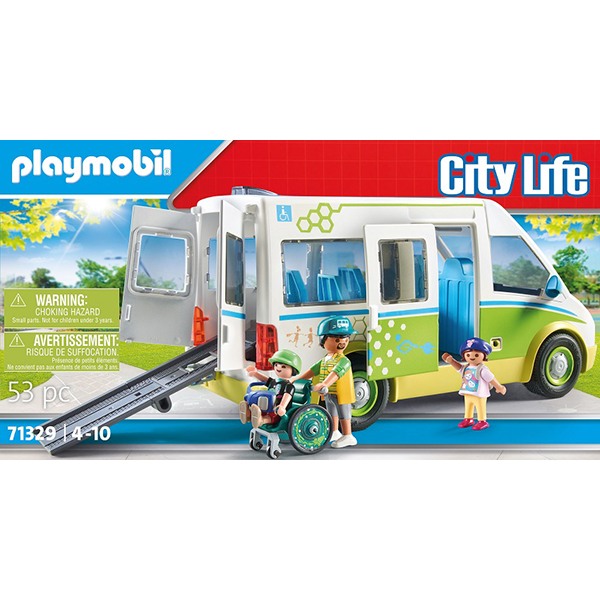 Playmobil 71329 City Life Autobús Escolar - Imagen 2