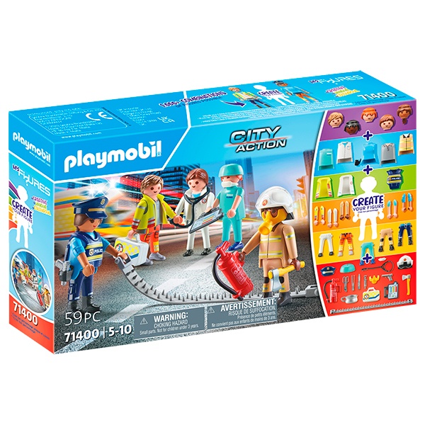 Playmobil 71400 My Figures: Equipo de Rescate - Imagen 1