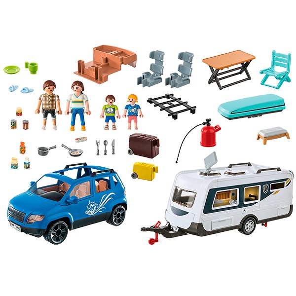 Playmobil Caravana amb Cotxe - Imatge 1