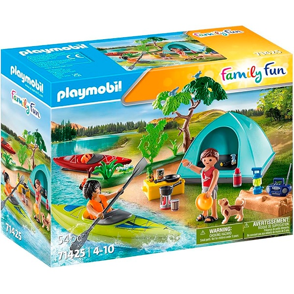 Playmobil Family Fun 71425 - Acampar com fogueira - Imagem 1