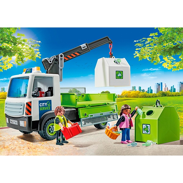 Playmobil City Action 71431 - Camión de residuos con contenedor - Imagen 2