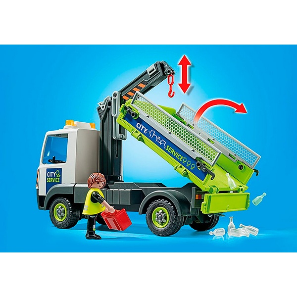 Playmobil City Action 71431 - Camión de residuos con contenedor - Imagen 4