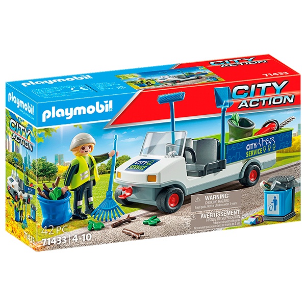 Playmobil City Action 71433 - Limpieza urbana con coche eléctrico - Imagen 1