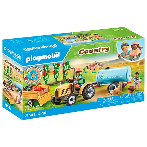 71442 Playmobil Country - Tractor con tráiler y cisterna - Imagen 1