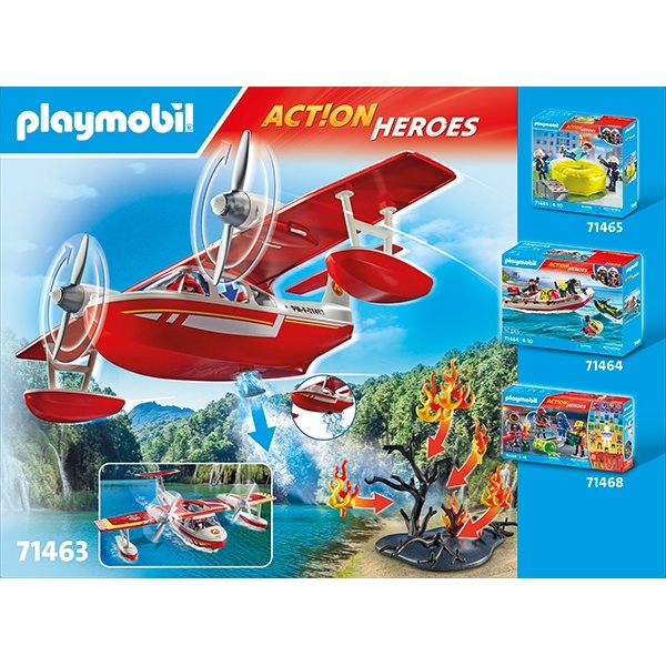 71463 Playmobil Action Heroes Hidroavião com função de extinção de incêndios - Imagem 4
