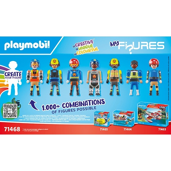 71468 Playmobil Action Heroes My Figures: bomberos - Imatge 1