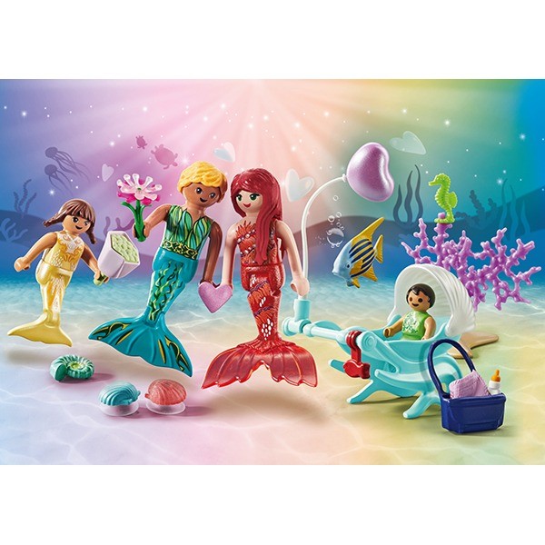 71469 Playmobil Princess Magic Familia de sirenas - Imatge 1