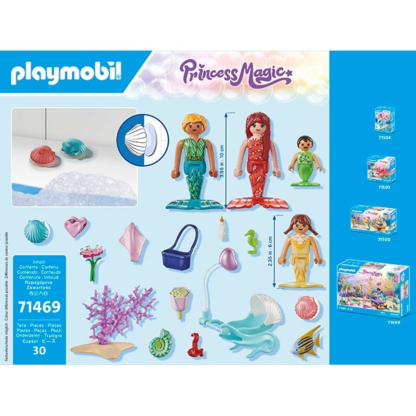 71469 Playmobil Princess Magic Família de sereias - Imagem 3