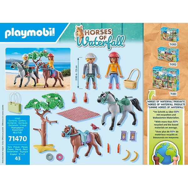 71470 Playmobil Horses of Waterfall Excursão a cavalo - Imagem 3
