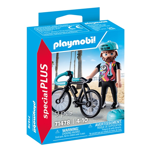 71478 Playmobil Special Plus Ciclista de estrada Paul - Imagem 1